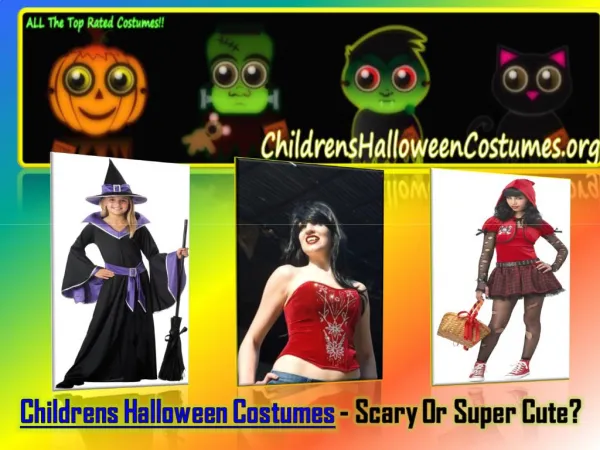 Childrens Halloween Costume