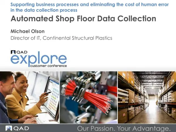 Automated Shop Floor Data Collection
