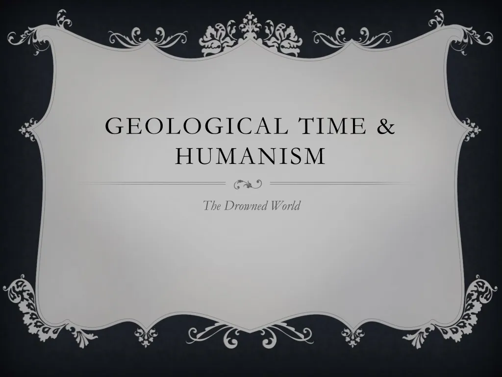 geological time humanism