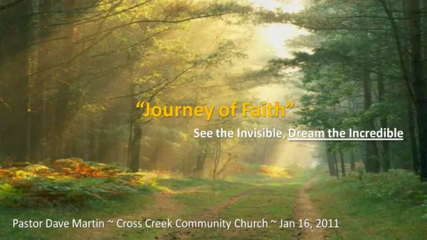 Journey of Faith