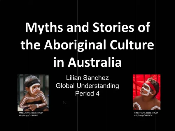 Myths and Stories of the Aboriginal Culture in Australia