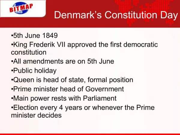 Denmark s Constitution Day