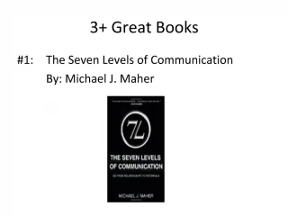 3 Great Books - slide 1