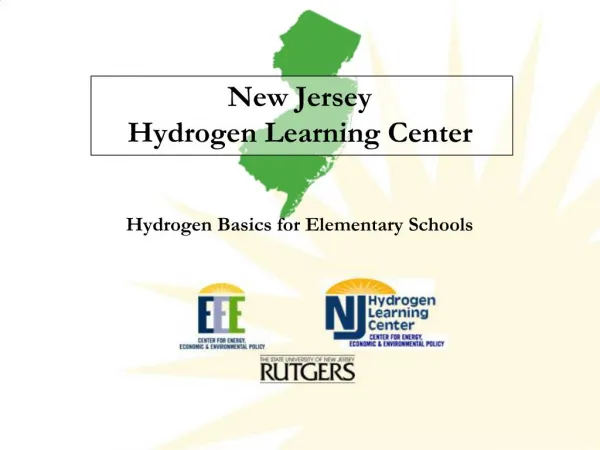 New Jersey Hydrogen Learning Center
