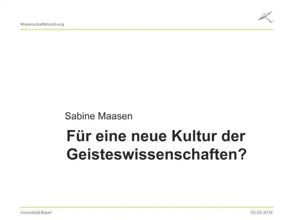 Sabine Maasen