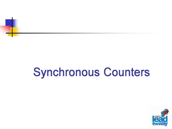 Synchronous Counters