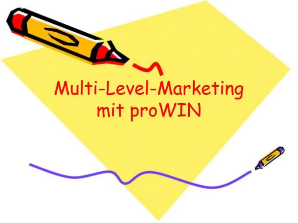 Multi-Level-Marketing mit proWIN