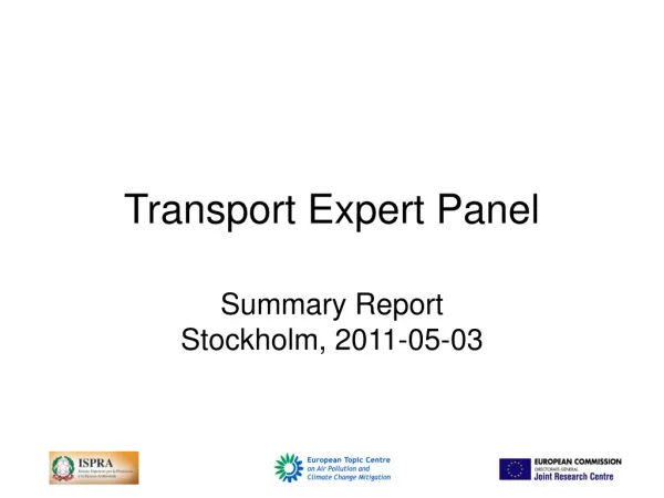 Transport Expert Panel