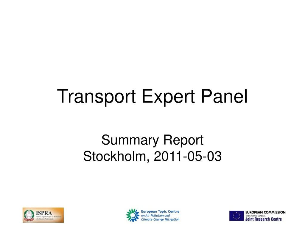 transport expert panel