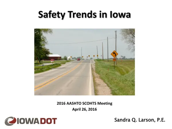 Safety Trends in Iowa