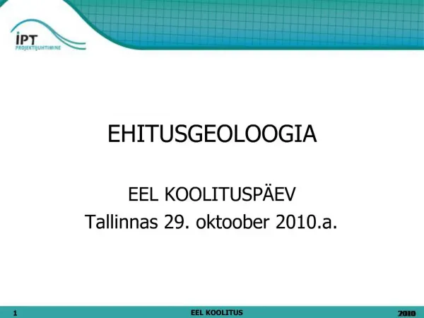 EHITUSGEOLOOGIA