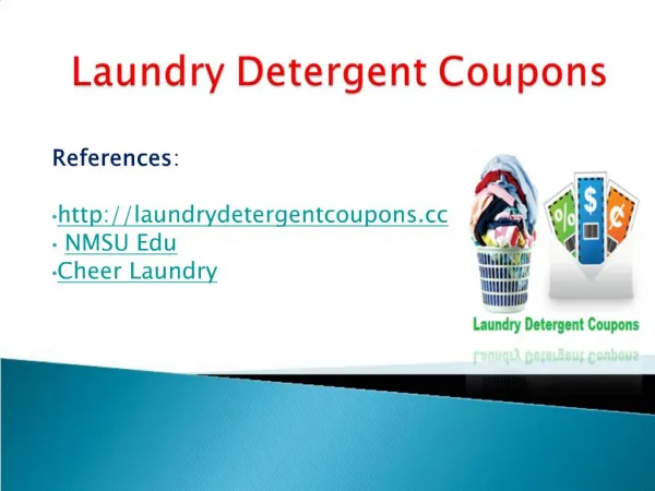 Free Laundry Detergent Coupons