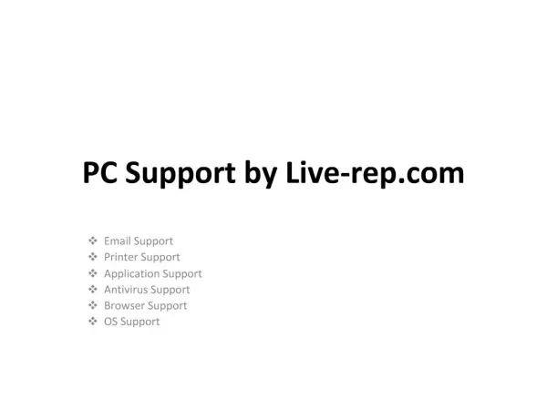 PC Support by live-rep