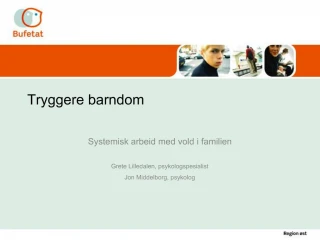Tryggere barndom - slide 1
