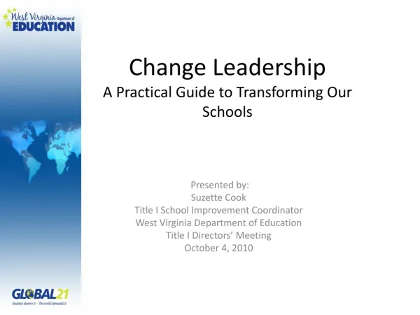 Change Leadership A Practical Guide to Transforming Our Schools