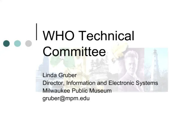 WHO Technical Committee