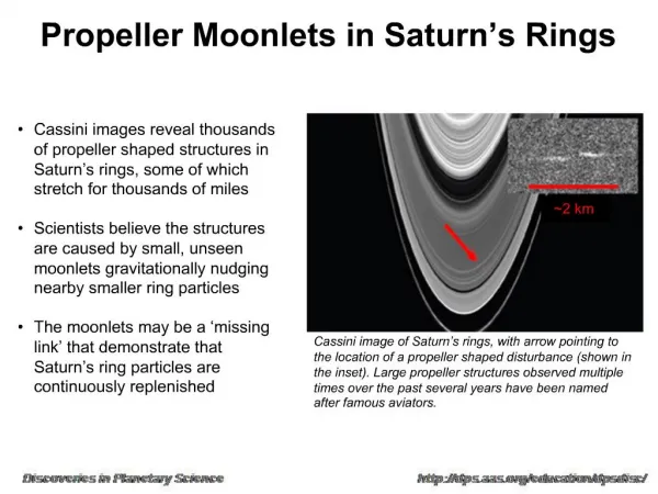 Propeller Moonlets in Saturn s Rings