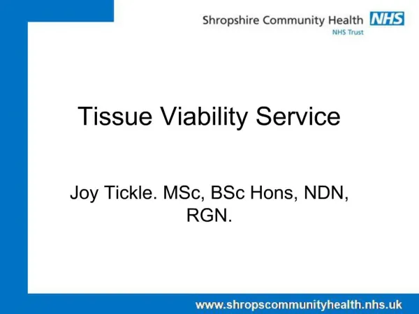 Tissue Viability Service
