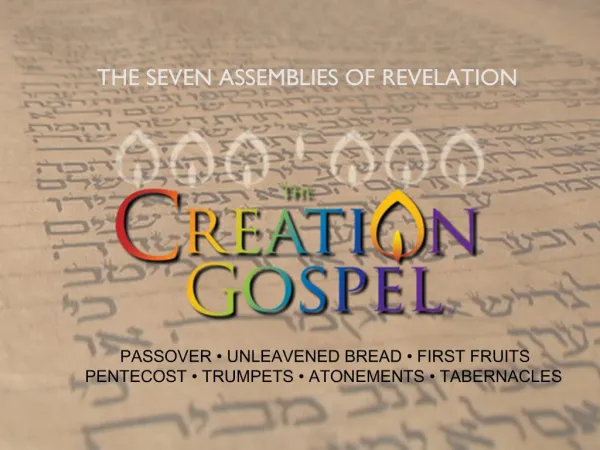 The Seven Assemblies of Revelation