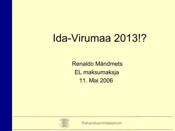 Ida-Virumaa 2013
