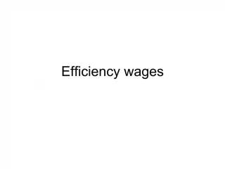 Efficiency wages - slide 1