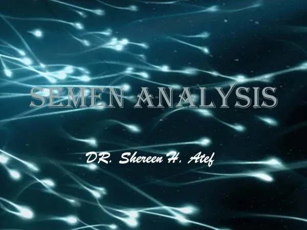 Semen Analysis