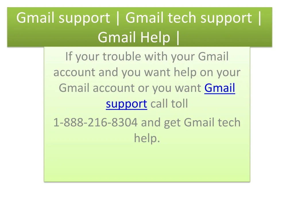 gmail support gmail tech support gmail help