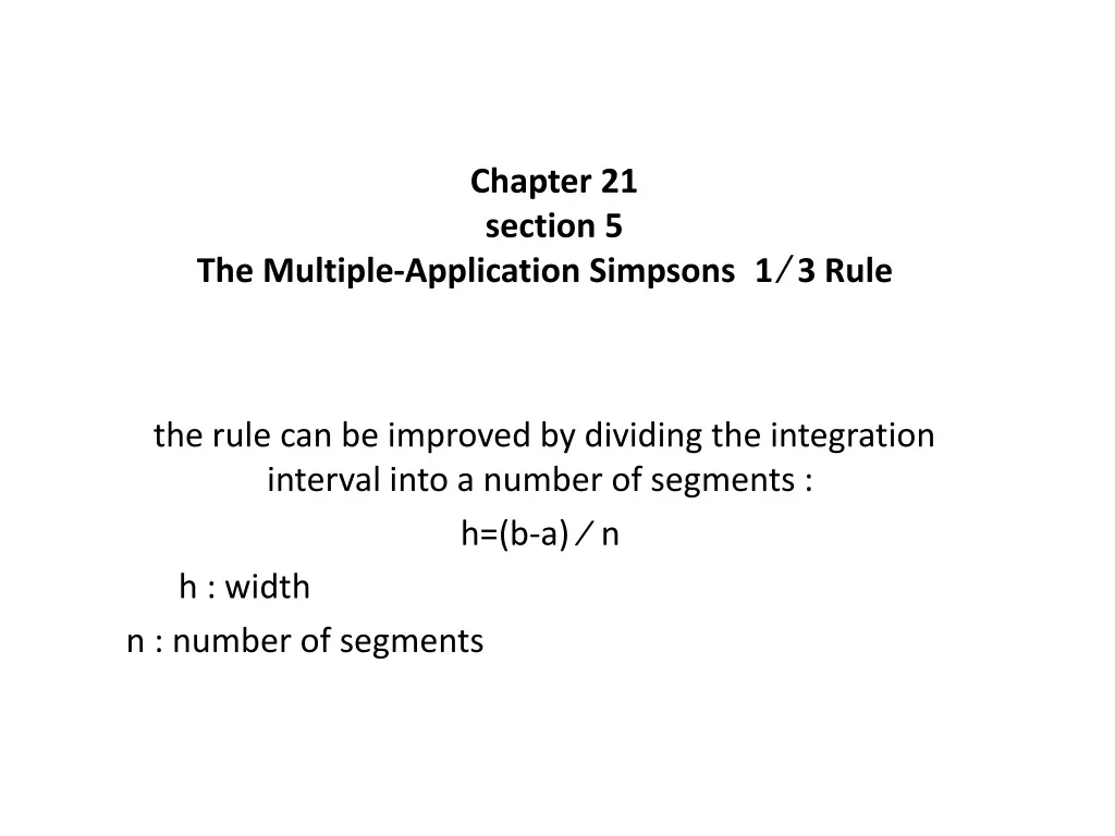 chapter 21 section 5 1 3 rule the multiple application s impsons