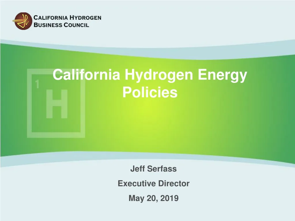 california hydrogen energy policies