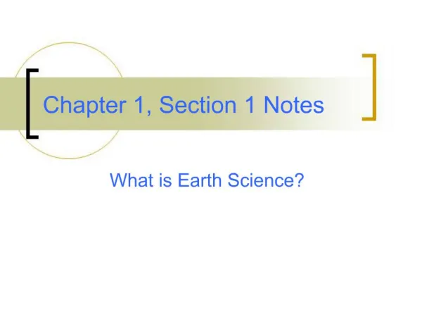 Chapter 1, Section 1 Notes