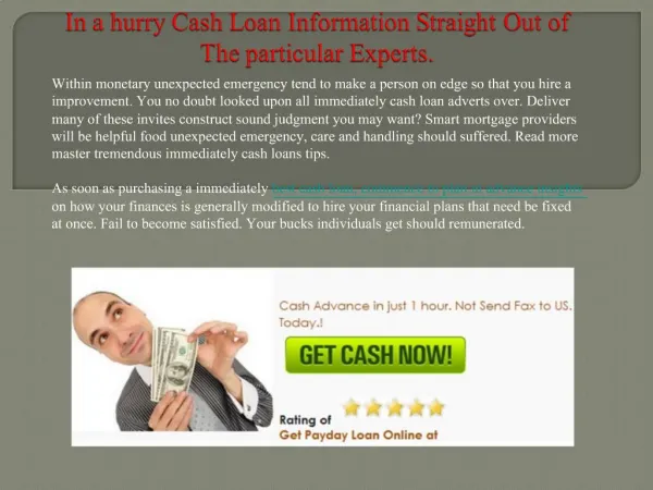 best cash loan