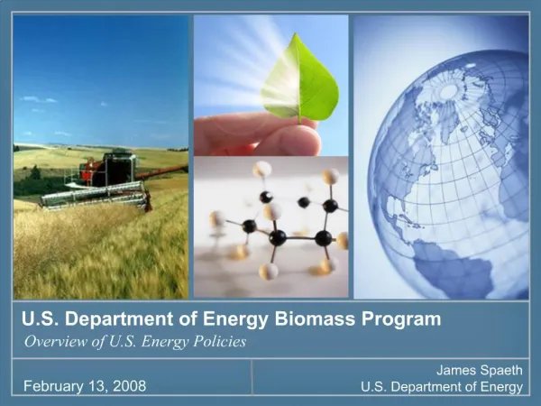 U.S. Department of Energy Biomass Program