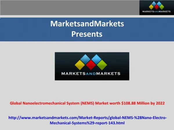 Nanoelectromechanical Systems Market