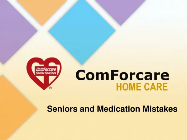 Seniors and Medication Mistakes