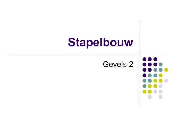 Stapelbouw