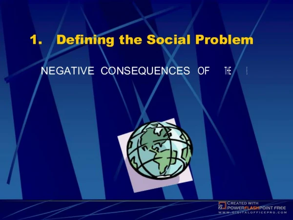 Defining the Social Problem
