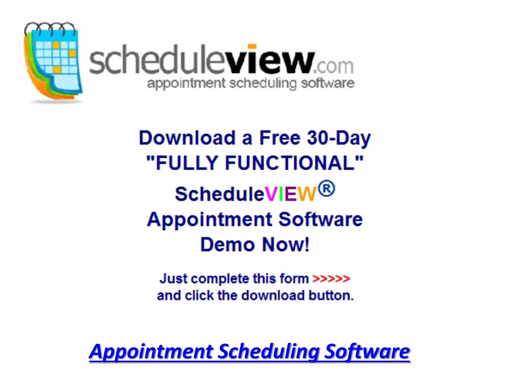 appointment scheduling software