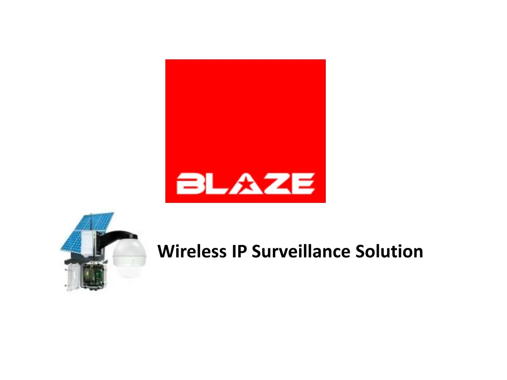 wireless ip surveillance solution