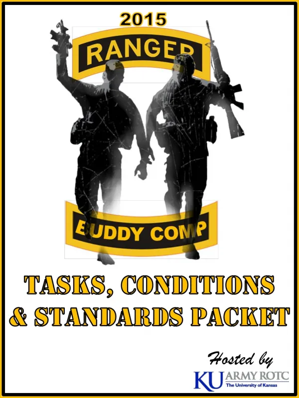 Tasks, Conditions &amp; Standards packet