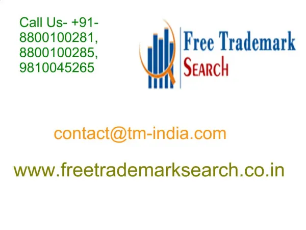 Free Trademark Search, Which Suits For Monitoring Trademark