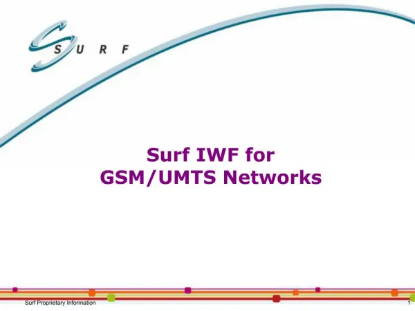 Surf IWF for GSM