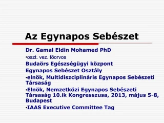 Az Egynapos Seb szet - slide 1