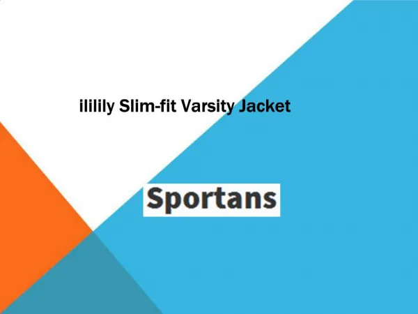 ililily Slim-fit Varsity Jacket