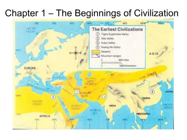 Chapter 1 The Beginnings of Civilization