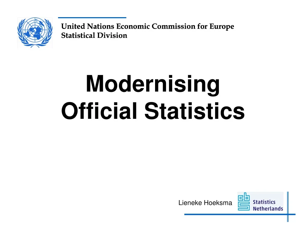 modernising official statistics