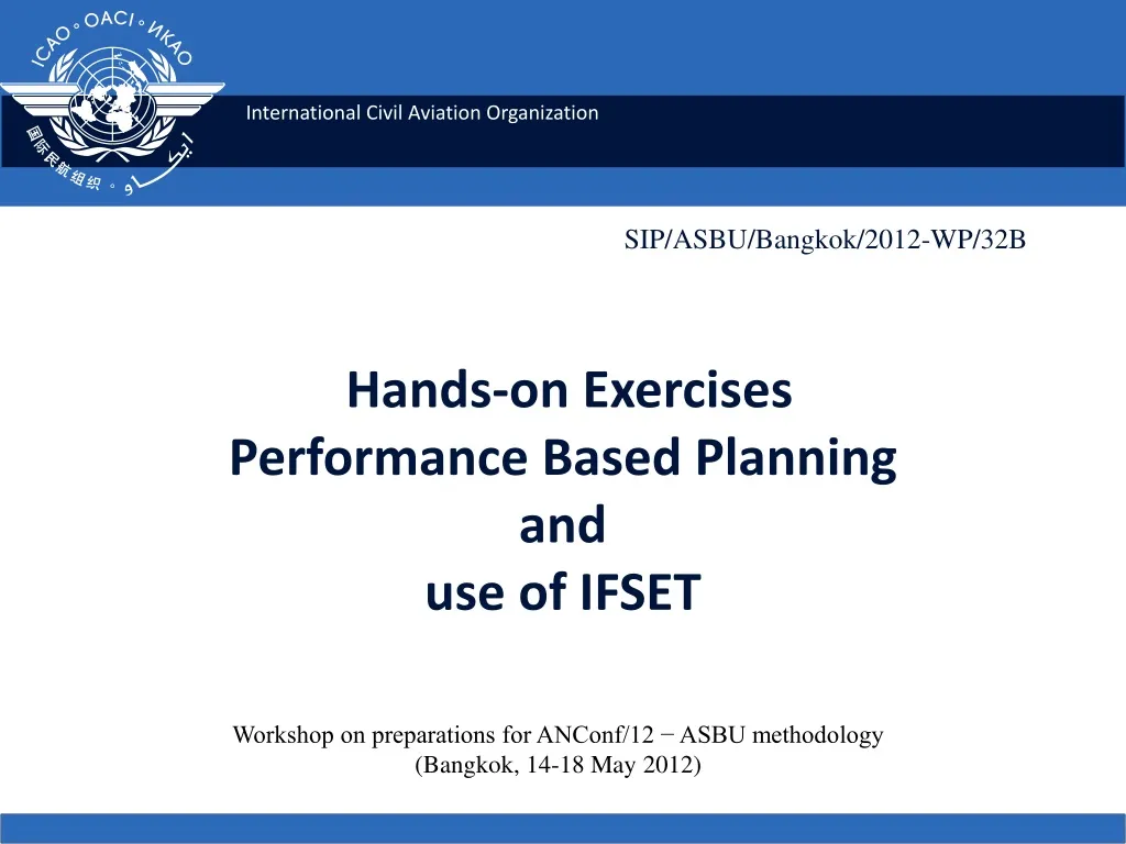 hands on exercises performance based planning and use of ifset