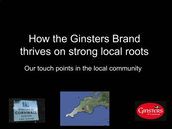 How the Ginsters Brand thrives on strong local roots