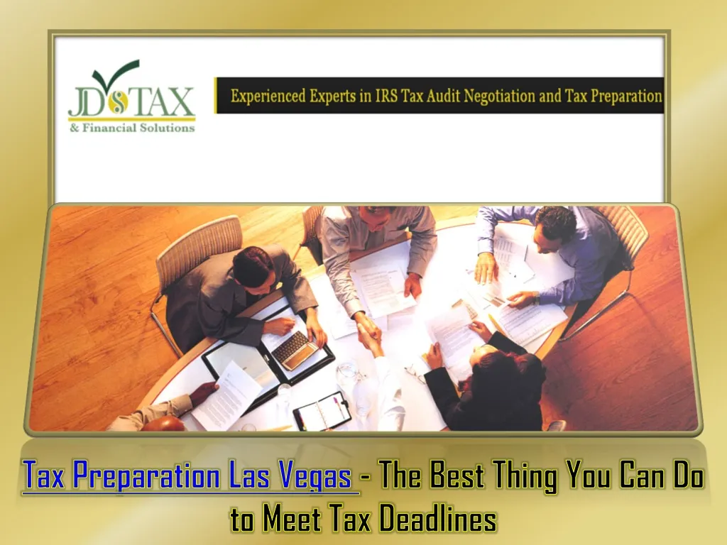 tax preparation las vegas the best thing