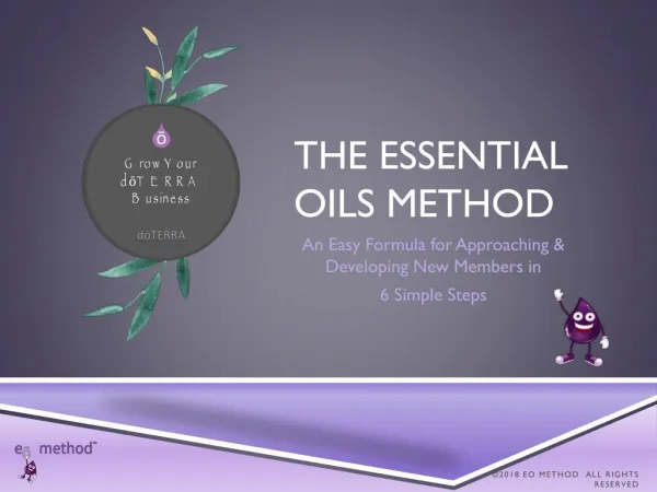 The Essential Oils Method