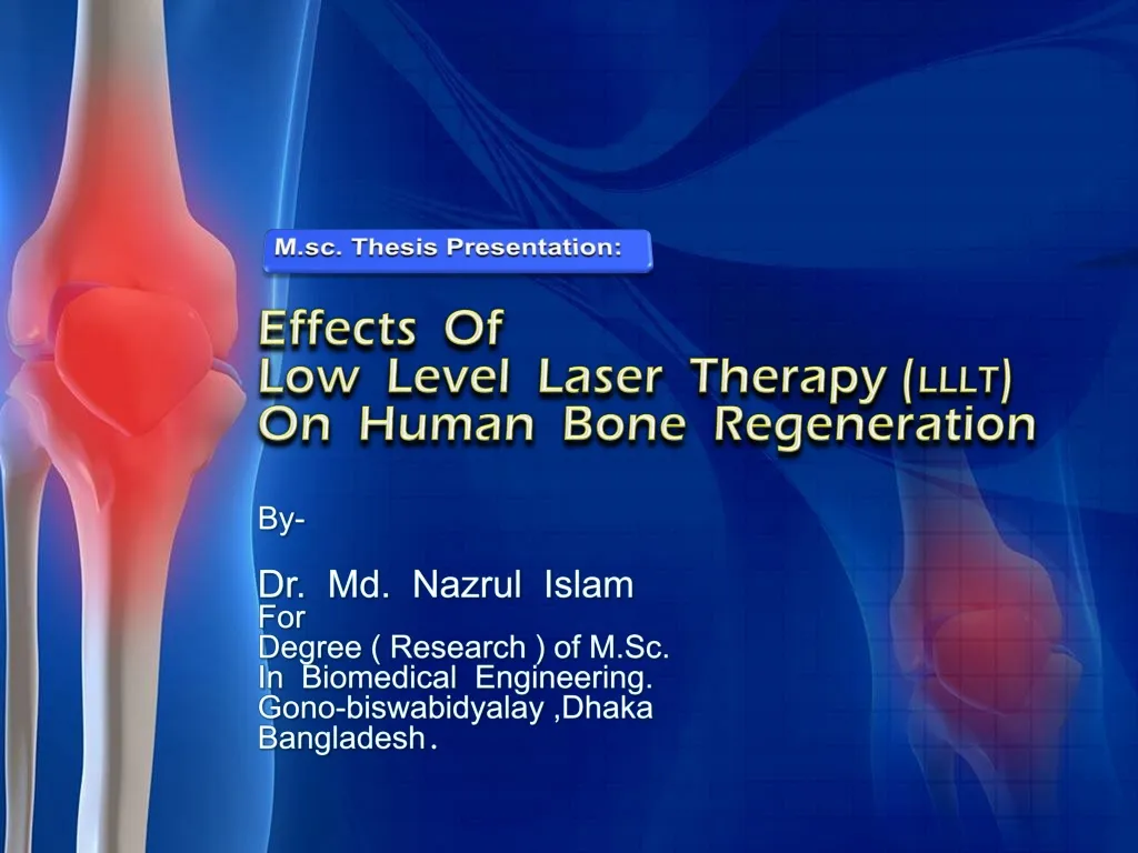 effects of low level laser therapy lllt on human